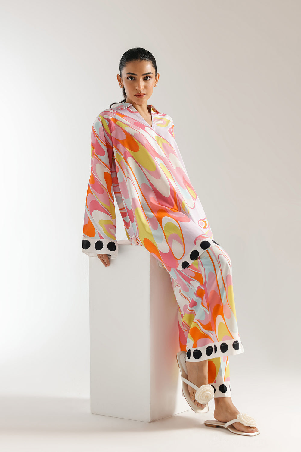 Stylish Cambric Cotton Kurta Sets (CAM14)