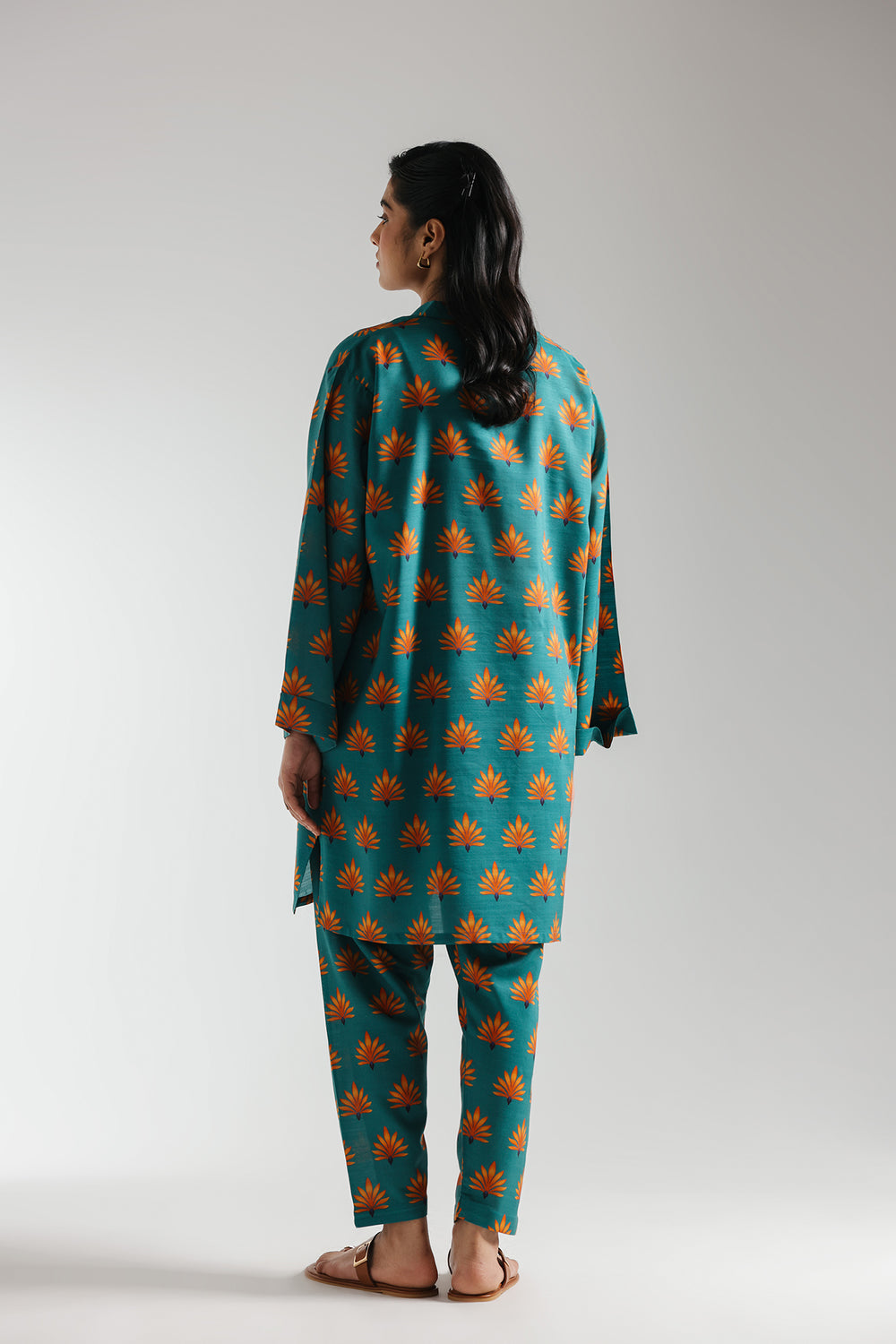 Stylish Cambric Cotton Kurta Sets (CAM10-G)