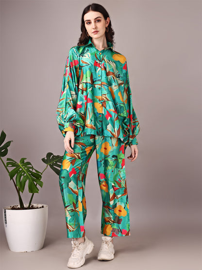 Dolman Sleeve Satin Cordset (CS-BAL1)