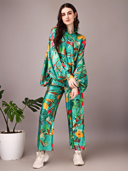 Dolman Sleeve Satin Cordset (CS-BAL1)