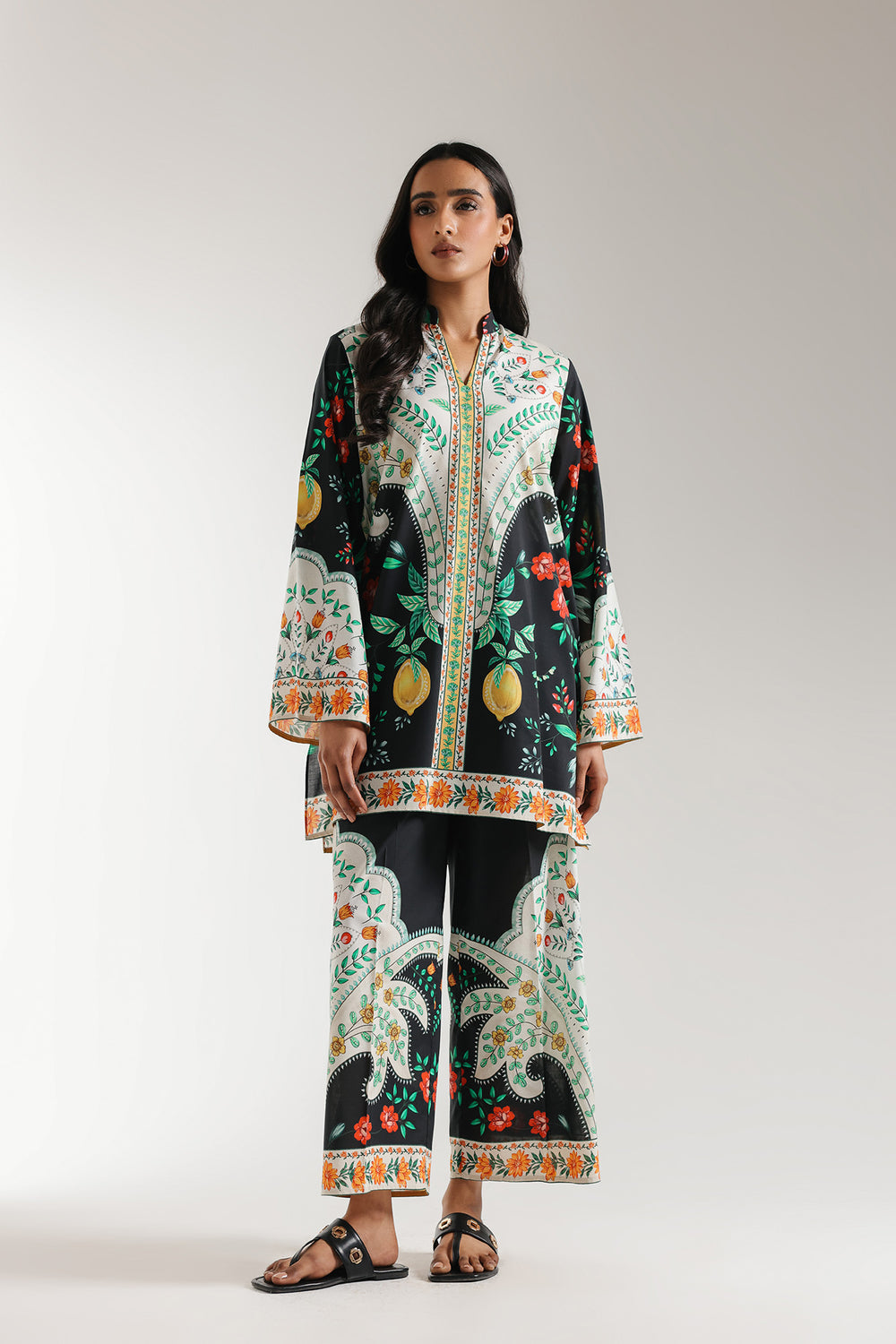 Stylish Cambric Cotton Kurta Sets (CAM4-B)