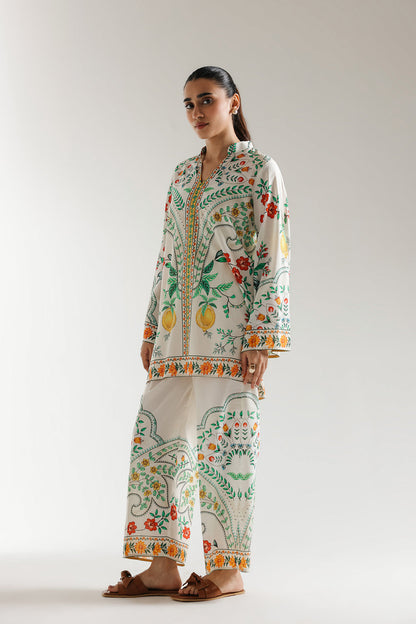 Stylish Cambric Cotton Kurta Sets (CAM4-W)